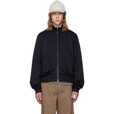 OUR LEGACY OUR LEGACY Black True Track Jersey Mob Jacket