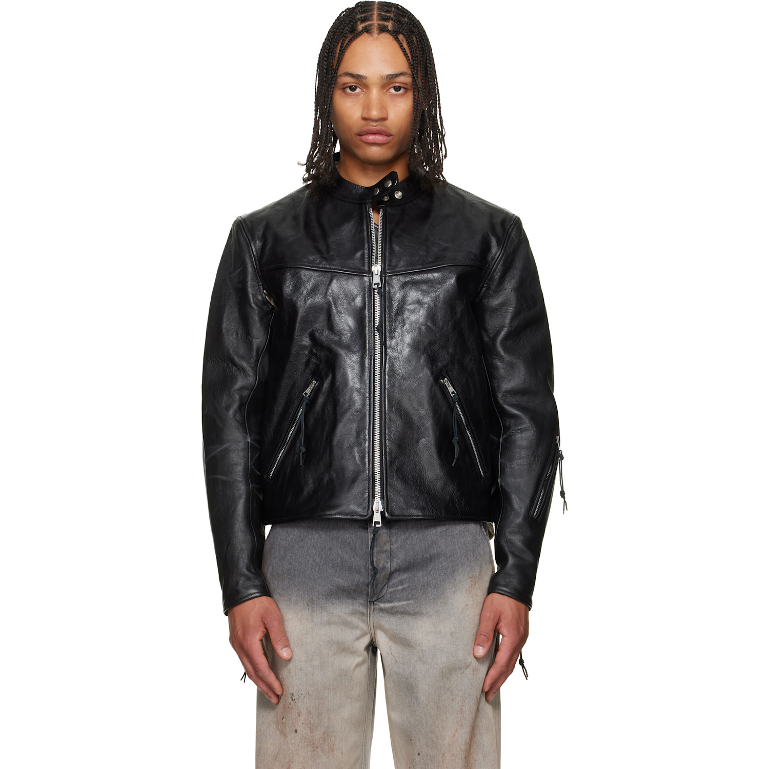 OUR LEGACY - Black Yurei Leather Jacket