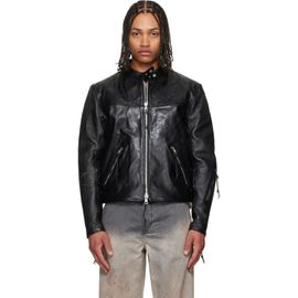 OUR LEGACY OUR LEGACY Black Yurei Leather Jacket