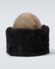 Our Legacy Our Legacy Blizzard leather and shearling hat - 2