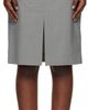 OUR LEGACY OUR LEGACY Blue & Khaki Siren Midi Skirt - 1