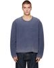 OUR LEGACY OUR LEGACY Blue Double Lock U Neck Sweatshirt - 1