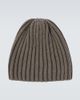 Our Legacy Our Legacy Boston ribbed-knit wool beanie - 1