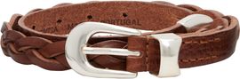 OUR LEGACY OUR LEGACY Brown 2cm Braided Belt