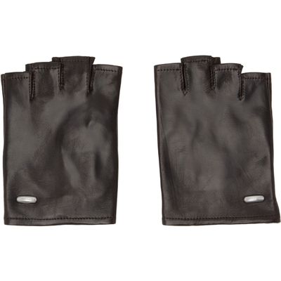 OUR LEGACY OUR LEGACY Brown Biker Gloves