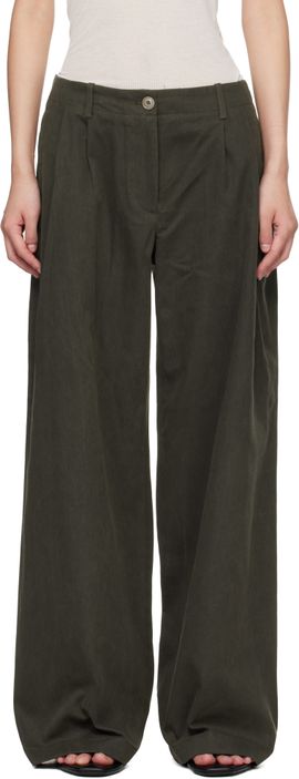 OUR LEGACY OUR LEGACY Brown Bridge Chino Trousers