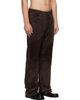 OUR LEGACY OUR LEGACY Brown Carlson Cut Leather Pants - 2
