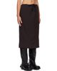 OUR LEGACY OUR LEGACY Brown Crush Midi Skirt - 2