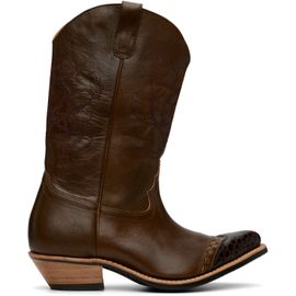 OUR LEGACY OUR LEGACY Brown Floral Consultant Boots