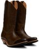 OUR LEGACY OUR LEGACY Brown Floral Consultant Boots - 4