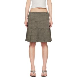 OUR LEGACY OUR LEGACY Brown Girdle Miniskirt