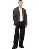 OUR LEGACY OUR LEGACY Brown Halt Blazer - 4