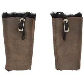OUR LEGACY OUR LEGACY Brown Liner Cuff Gloves