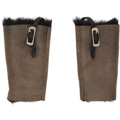 OUR LEGACY OUR LEGACY Brown Liner Cuff Gloves