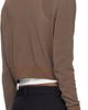 OUR LEGACY OUR LEGACY Brown Micro Cardigan - 3