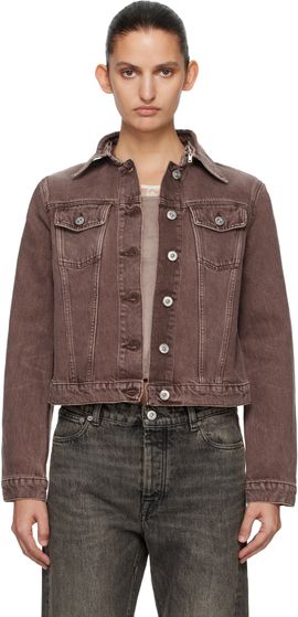 OUR LEGACY OUR LEGACY Brown Revive Denim Jacket