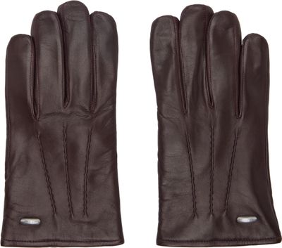 OUR LEGACY OUR LEGACY Burgundy 'His' Gloves