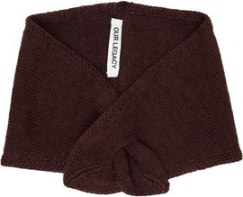 OUR LEGACY OUR LEGACY Burgundy Miniature Scarf