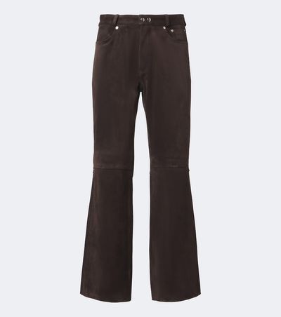 Our Legacy Our Legacy Carlson Cut suede bootcut pants