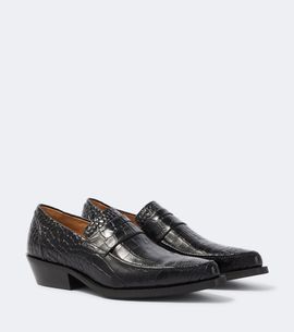 Our Legacy Our Legacy Cypher croc-effect leather loafers