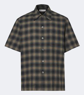 Our Legacy Our Legacy Every checked cotton and wool shirt