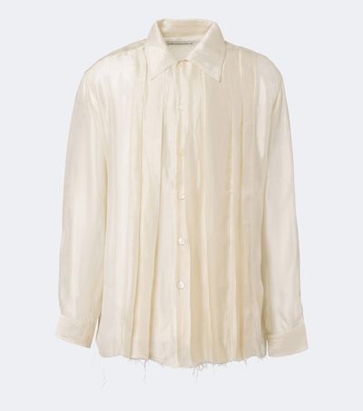 Our Legacy Our Legacy Every georgette tuxedo shirt
