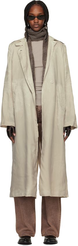 OUR LEGACY OUR LEGACY Gray Capital Trench Coat