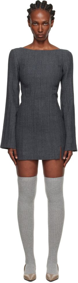 OUR LEGACY OUR LEGACY Gray Firm Minidress