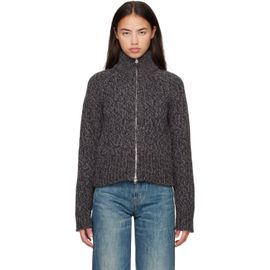 OUR LEGACY OUR LEGACY Gray Flight Zip Cardigan