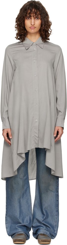 OUR LEGACY OUR LEGACY Gray Flux Shirt