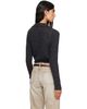 OUR LEGACY OUR LEGACY Gray Mazzy Polo Cardigan - 3