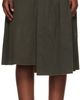 OUR LEGACY OUR LEGACY Gray Origami Midi Skirt - 1