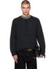 OUR LEGACY OUR LEGACY Gray Shore Henley Sweater - 1