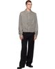 OUR LEGACY OUR LEGACY Gray Sift Zip Shirt - 4