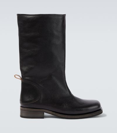 Our Legacy Our Legacy Haul Camion leather mid-calf boots
