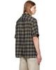 OUR LEGACY OUR LEGACY Khaki & Navy Every Shortsleeve Shirt - 3