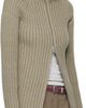 OUR LEGACY OUR LEGACY Khaki Column Zip Cardigan - 2