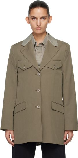 OUR LEGACY OUR LEGACY Khaki Cruise Blazer