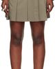 OUR LEGACY OUR LEGACY Khaki Girdle Miniskirt - 1
