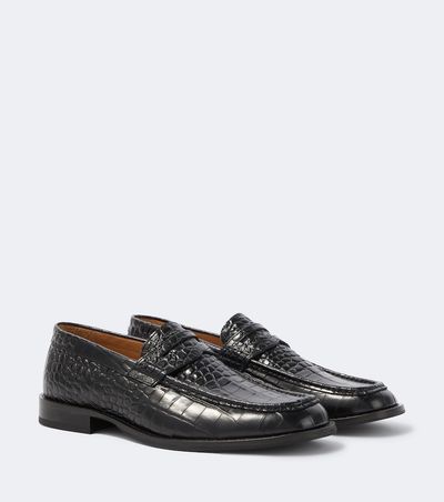 Our Legacy Our Legacy Light croc-effect leather loafers