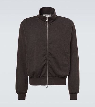 Our Legacy Our Legacy Mob ribbed-knit cotton-blend bomber jacket