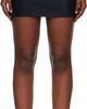 OUR LEGACY OUR LEGACY Navy Pinstripe Miniskirt - 1