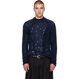 OUR LEGACY OUR LEGACY Navy Rider Sweater