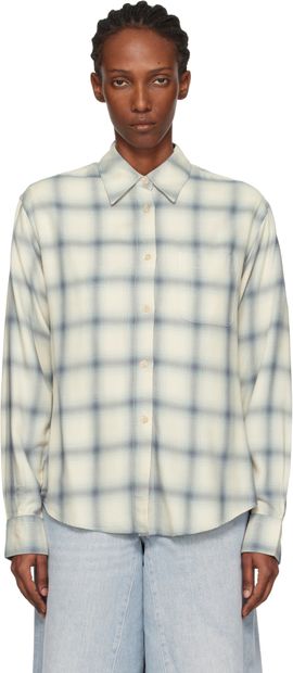 OUR LEGACY OUR LEGACY Off-White & Gray Forever Shirt