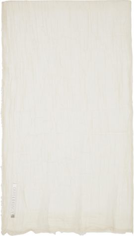 OUR LEGACY OUR LEGACY Off-White Cottage Scarf