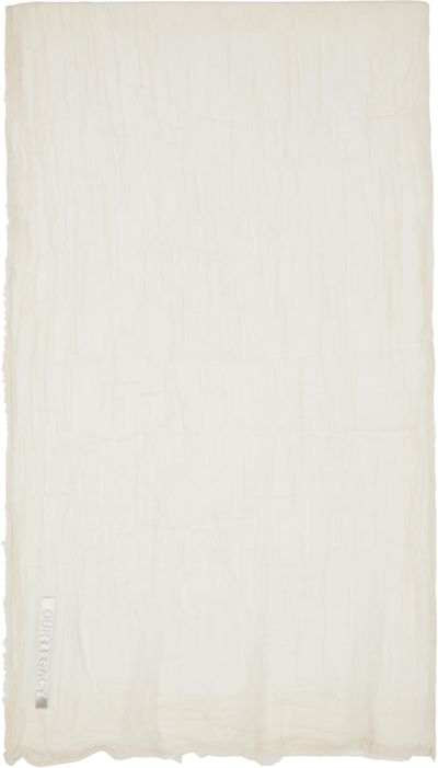 OUR LEGACY OUR LEGACY Off-White Cottage Scarf