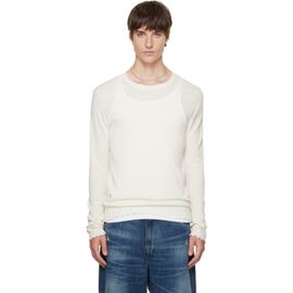 OUR LEGACY OUR LEGACY Off-White Elongated Longsleeve T-shirt