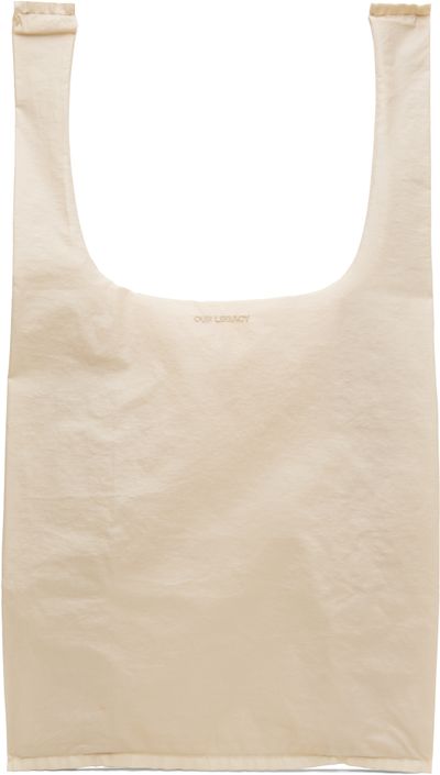 OUR LEGACY OUR LEGACY Off-White Grocery Tote
