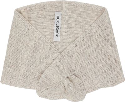 OUR LEGACY OUR LEGACY Off-White Miniature Scarf