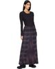 OUR LEGACY OUR LEGACY Purple Rebel Maxi Skirt - 4